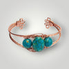 Copper Cuff Bracelet Turquoise beads Canada 🇨🇦