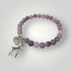 Fayes Jewelry Designs Bracelet Bead Bracelet memory wire metal no clasp color purple Bead Bracelet memory wire metal no clasp color purple