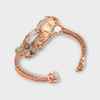 Fayes Jewelry Designs Bracelet Copper Cuff Bracelet With Crystal Point bead Copper Cuff Bracelet With Crystal Point bead