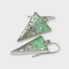 Fayes Jewelry Designs earrings Silver Earrings Beach Glass In Resin Silver Earrings Beach Glass In Resin