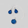 Fayes Jewelry Designs Resin pendant necklace Necklace Pendant Royal Blue Resin Set Necklace Pendant Royal Blue Resin Set