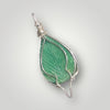 Emerald 925 Silver Pear Shape Gemstone Pendant