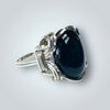 Black Onyx Silver Ring