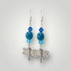 Elegant Handcrafted Dragonfly Earrings-Ocean-Inspired Jewelry