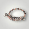 Pink Rhodonite Bead Bracelet Canadian Designs