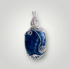 Blue Sodalite Bold Statement Pendant 925 Silver