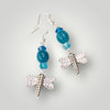 Elegant Handcrafted Dragonfly Earrings-Ocean-Inspired Jewelry