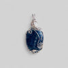 Blue Sodalite Bold Statement Pendant 925 Silver