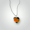 Resin Heart Necklace Pendant