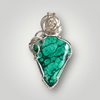 Enhanced Malachite Pendant