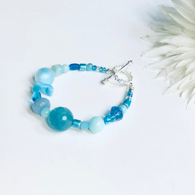 Fayes jewelry designs Aquamarine bracelet