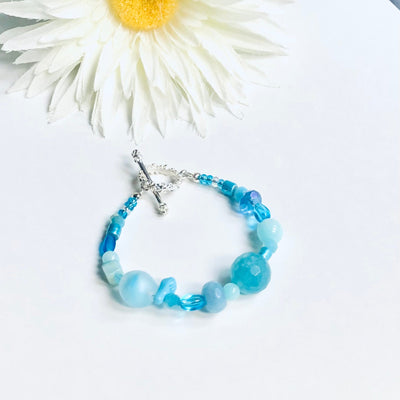 Fayes jewelry designs Aquamarine bracelet