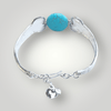 Fayes Jewelry Designs Bracelet Spoon Bracelet with turquoise bead Spoon Bracelet with turquoise bead