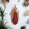 Fayes jewelry designs Carnelian gold pendant