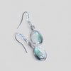 Fayes jewelry designs earrings Labradorite Moonstone Oval Drop earrings Labradorite Moonstone Oval Drop earrings