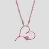 Fayes jewelry designs Jewelry Copper heart amethyst bead embellished jewelry