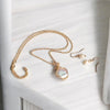 Fayes jewelry designs Necklace pendant Adults Coin Pearl gold necklace matching earrings dainty set