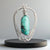 Turquoise Cabochon Silver Necklace Pendant