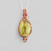 Fayes jewelry designs Pendant Cord Yellow Jasper pendant