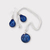 Fayes Jewelry Designs Resin pendant necklace Necklace Pendant Royal Blue Resin Set Necklace Pendant Royal Blue Resin Set