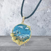 Fayes jewelry designs Resin pendant necklace Sea breeze resin pendant