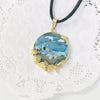 Fayes jewelry designs Resin pendant necklace Sea breeze resin pendant