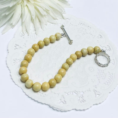 Fayes jewelry designs Yellow Jasper bracelet