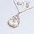 Pearl Gold Necklace with Earrings