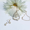 Fayes jewelry designs Freshwater pearls gold set