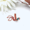 Fayes jewelry designs Mermaid tail copper ring Copper mermaid tail ring