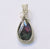 Purple labradorite pendant 925 silver